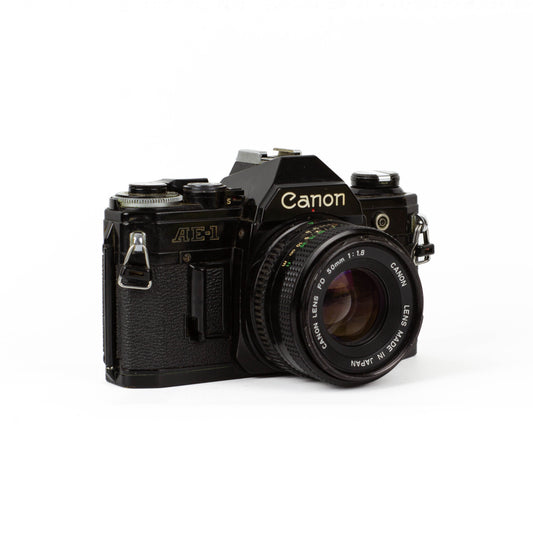 Canon AE-1 Black + 50mm 1.8