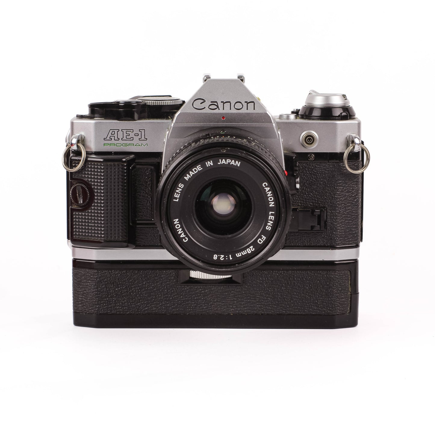 Canon AE-1 Program + 28mm 2.8 + motor drive