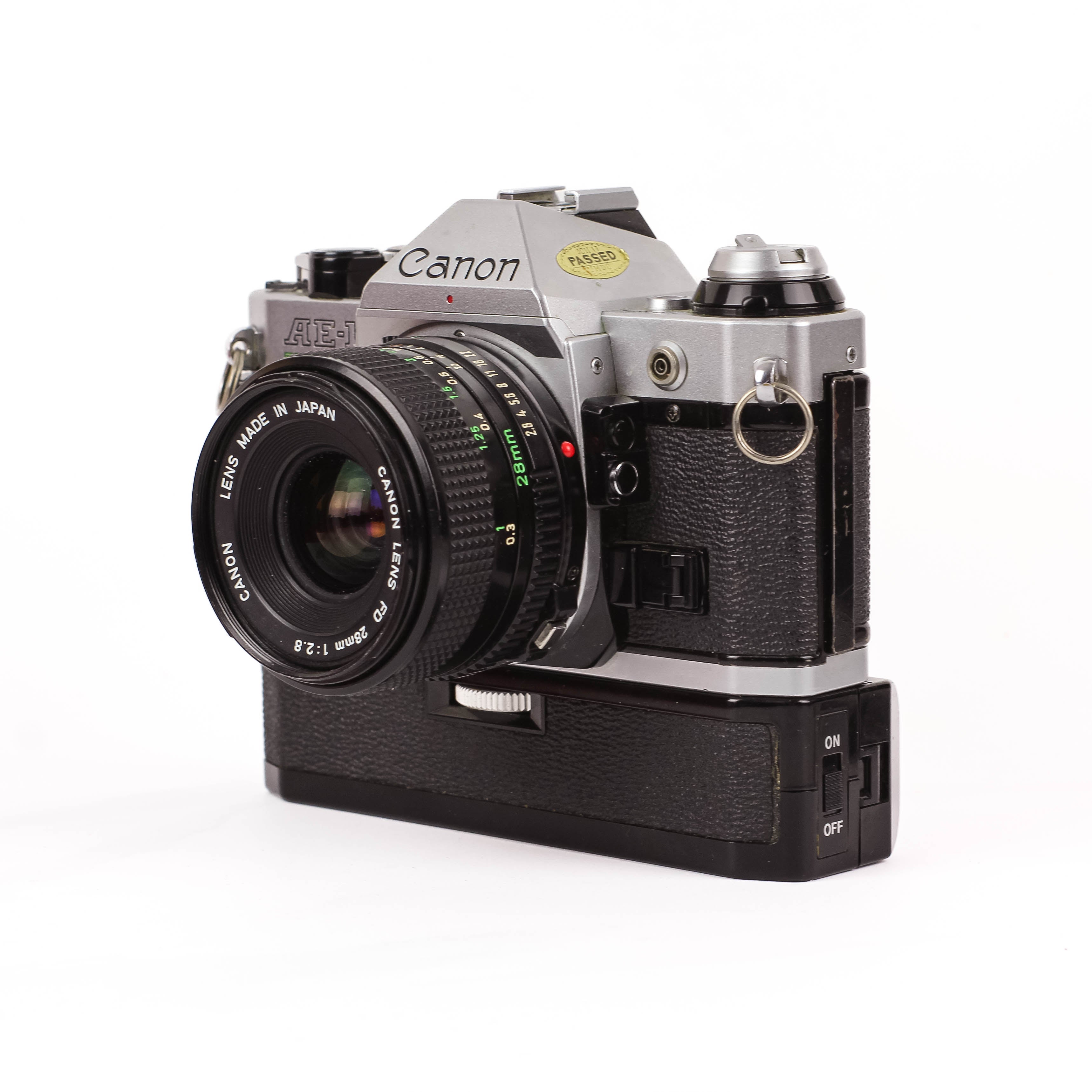 Canon AE-1 Program + 28mm 2.8 + motor drive – RWINDER