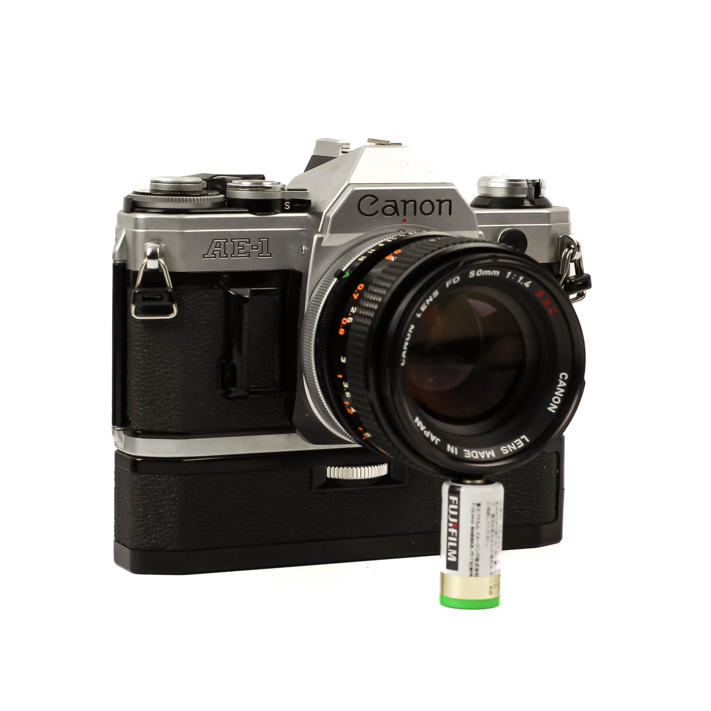 Canon AE-1 + 50mm 1.4 S.S.C + Power winder