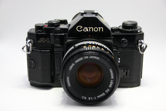 Canon A-1 + 50mm 1.8