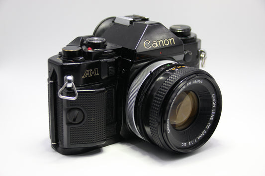 Canon A-1 + 50mm 1.8