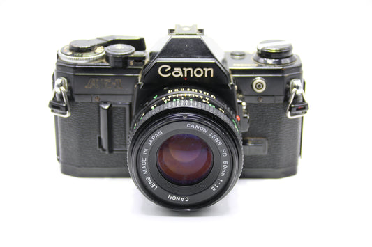 Canon AE-1  Black + 50mm 1.8