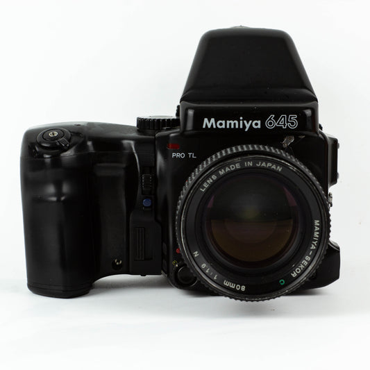 Mamiya 645 Pro TL + 80mm 1.9 + 55mm 2.8 + 210mm 4