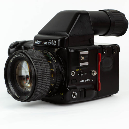 Mamiya 645 Pro TL + 80mm 1.9 + 55mm 2.8 + 210mm 4